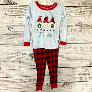 Jaclyn intimates toddler gnome holiday pj set. Size 2T & 5T available
